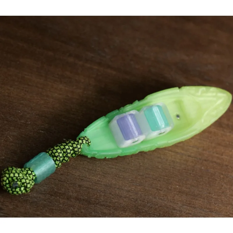 3D Printed Boat Shape Fidget Slider EDC Clicker Stress Relief Hand Decompression Toy Kids Adults Gift with Lanyard
