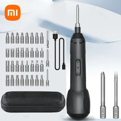 Xiaomi-destornillador eléctrico recargable, Mini destornillador, Kit de brocas, recargable por USB, herramienta de reparación de precisión para teléfono celular