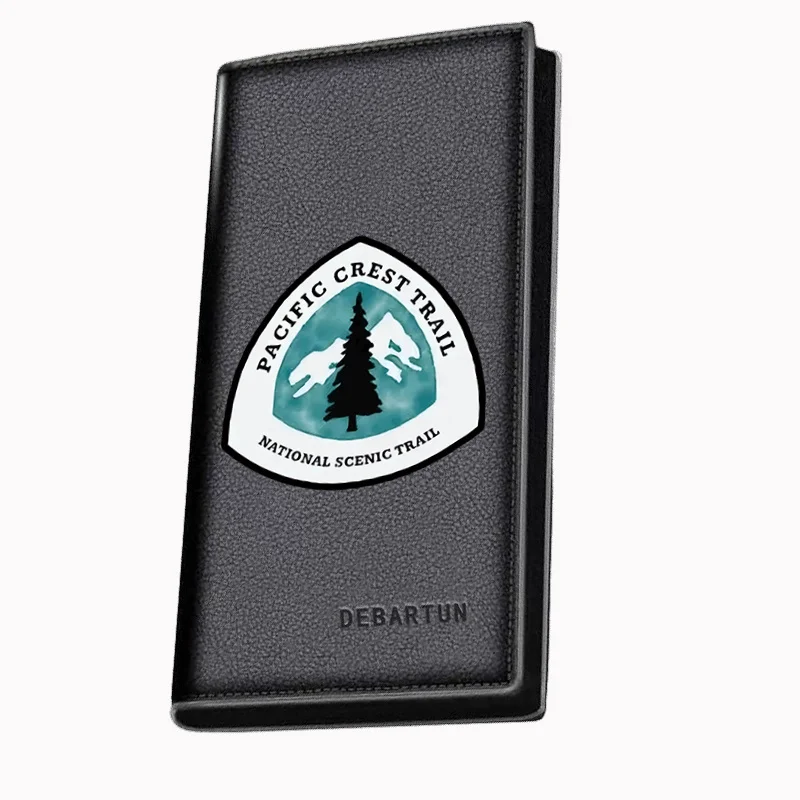 

Mountain tree trail crest scenic Men's Long Wallets Business Stylish Printing Design Casual Use Christmas Valentine's Father's D