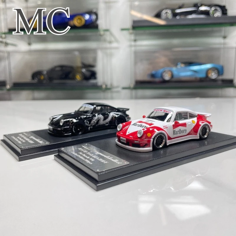 

MC1: 64 alloy RWB930 Marlboro Wide-body Whale Wing Edition realistic car figurine for adult collection, boys' or girls' gift.