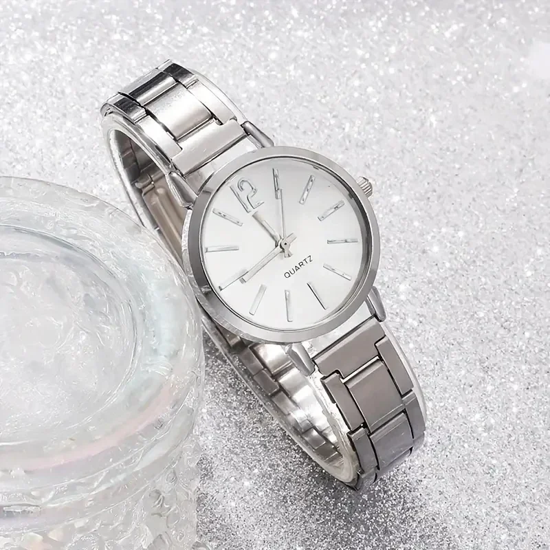 6pc Women's Light Luxury Four Piece Watch Gift  | Fashionable Quartz Watch , Showcasing Daily Elegance