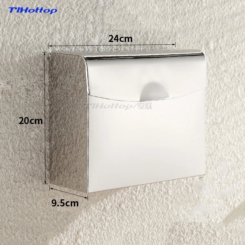 Waterproof Toilet Paper Box Stainless Steel Thick Toilet Hand Carton Toilet Box Toilet Paper