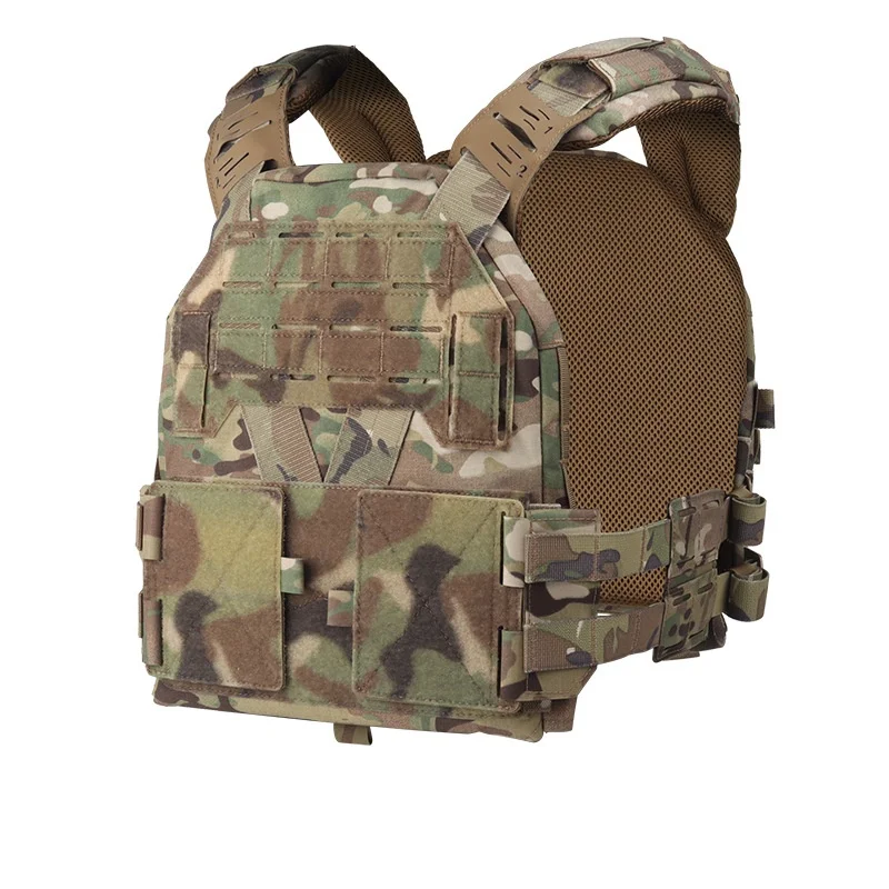 

Camouflage Tactical Vest for Outdoor Hunting Airsoft Gun Ammo Bag Builds Platform Vestwith Quick Detachable Adjustable MOLLE Sy