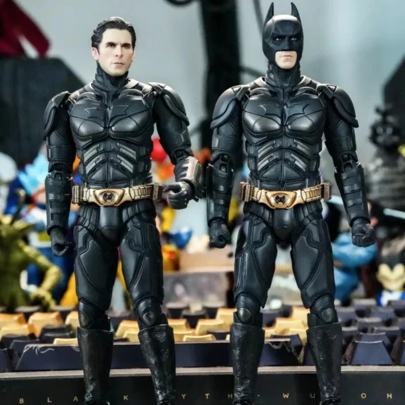 

Inart Studio Batman Action Figure 1/12 Scale Collectible Toy DC Dark Knight Trilogy Bat Man Statue Model for Customized Gifts
