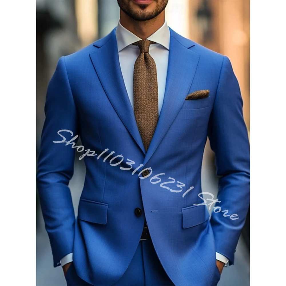 2025 Latest Men's Suit Blazer Pants Designs Slim Fit Groom Tuexdos For Wedding Casual Male Suits Tailor Made Trajes De Hombre