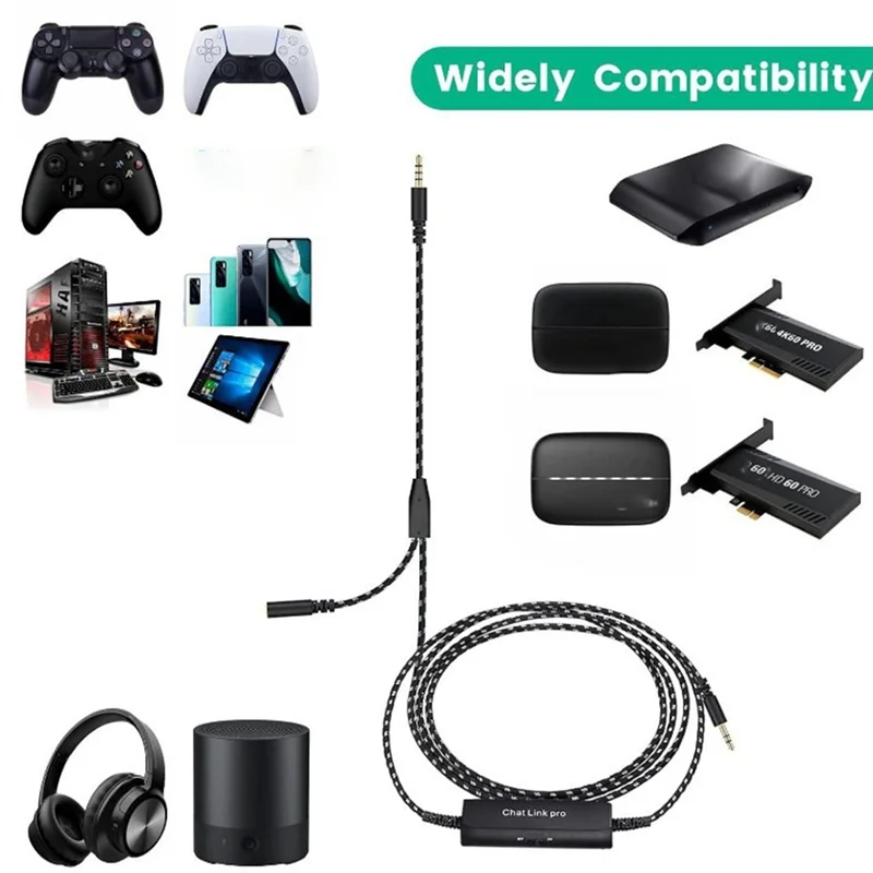 JABS-Second Generation Live Noise Reduction Cable Audio Cable For HD60 HD60S HD60S+ HD60 4K60