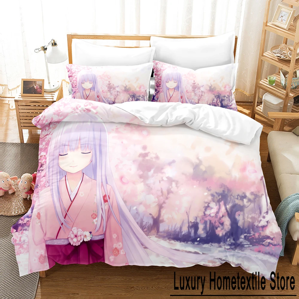 Fashion 3D Card Captor Sakura Bedding Sets Duvet Cover Set With Pillowcase Twin Full Queen King Bedclothes Bed Line customizable