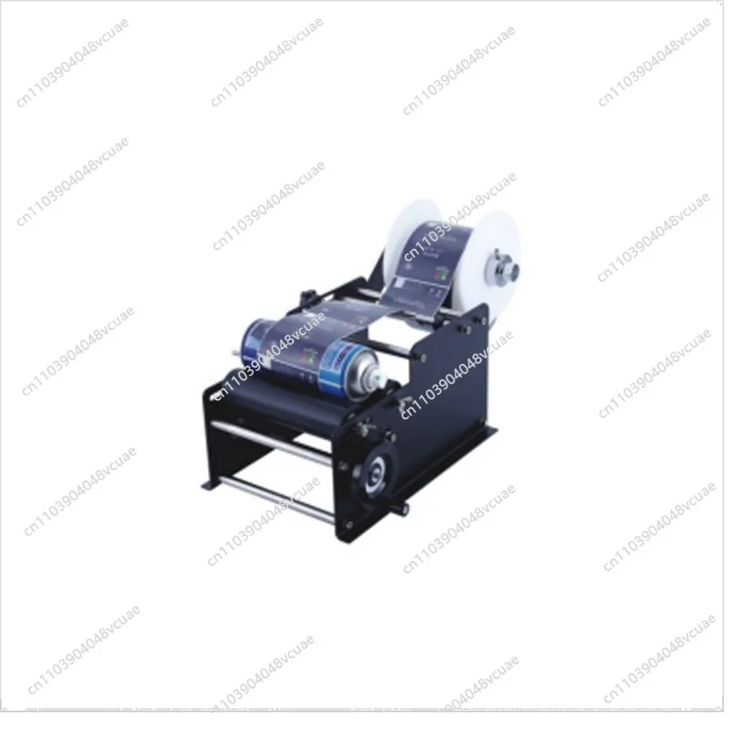 Semi-automatic Labeling Machine, Universal for Flat Round Bottles, Manual Feeding and Automatic Labeling - Detail 1