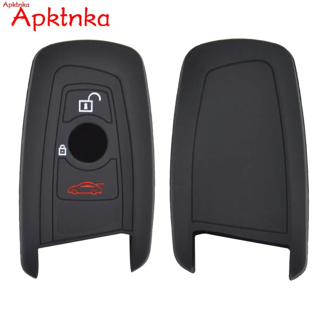

APKTNKA 3-кнопочный силиконовый автомобильный пульт дистанционного управления, чехол для BMW M1 M2 M3 F05 F10 F20 F30 335 328 535 Защитный держатель кожи