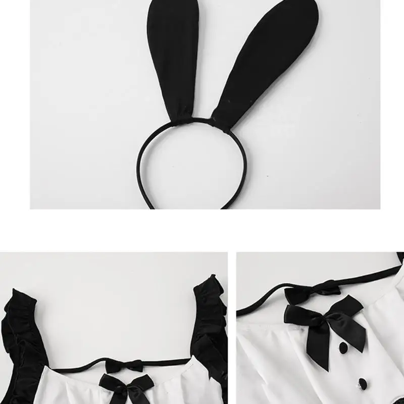 اليابانية مثير الأرانب الفتاة ملابس النوم بدلة الإناث نساء تأثيري الزي بذلة ملابس داخلية نوم البلاغ.