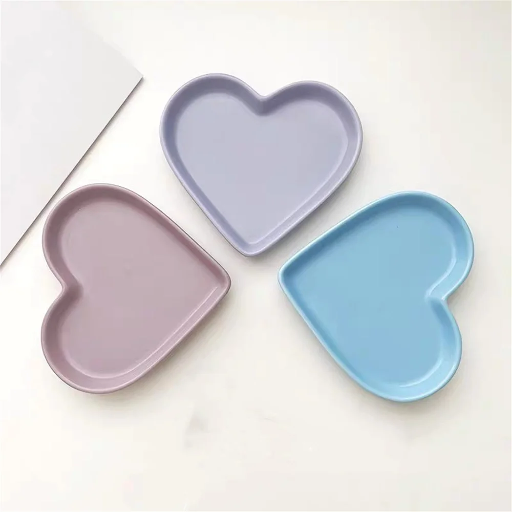Heart Tray Silicone Mold Heart Resin Mold For Epoxy Casting Tray Bowls, Heart-Shaped Resin Mold For DIY Clay Crafts