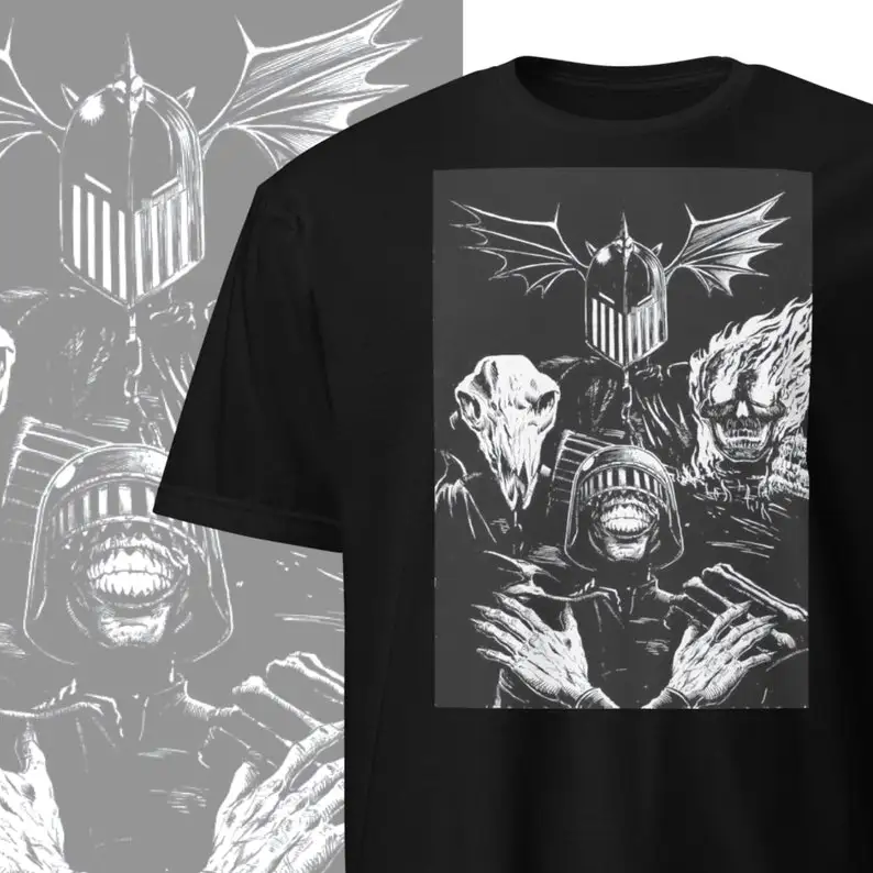 Camiseta de Judge Death, camiseta de cómic, Juez Dredd