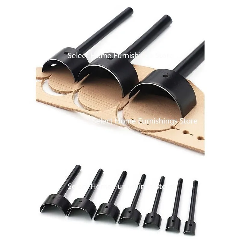

Apply To Black Semicircle Leather Steel Tool Belt Tail Chopper Punching Machine Method
