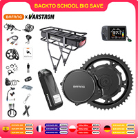 Bafang 750W Mid Drive Motor Electric Bicycle Conversion Kit BBS02B BBS02 Ebike Engine 48V 20Ah 17.5Ah Hailong Battery 4A Charger