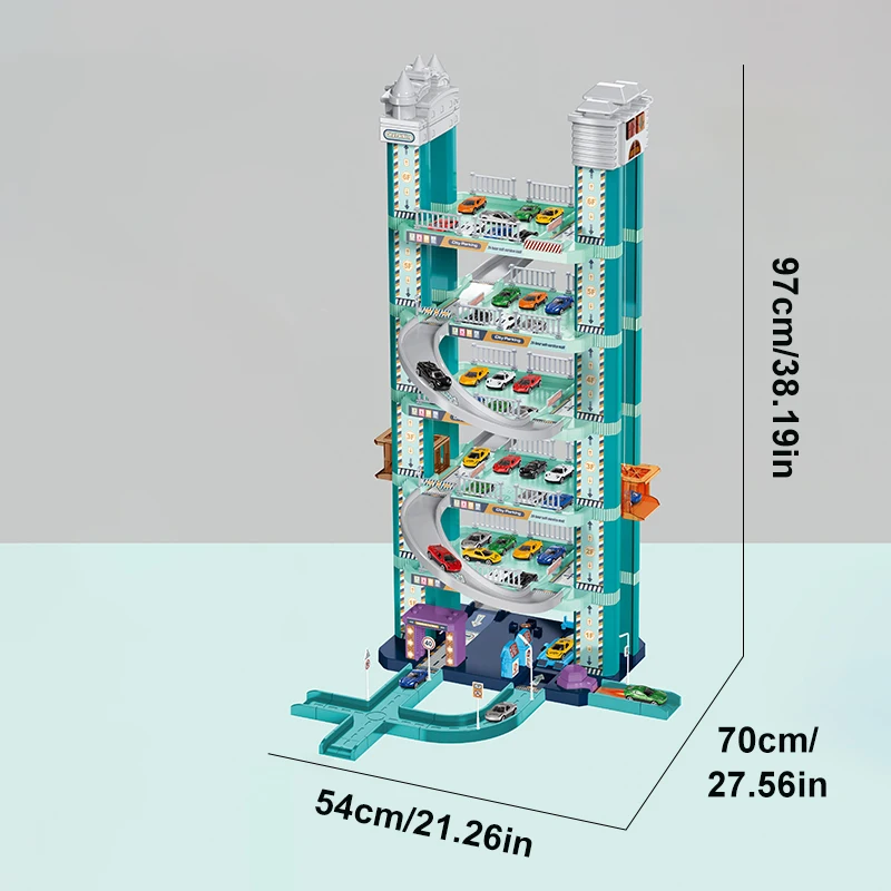 Carro ferroviário elétrico dinossauro edifício estacionamento aventura carro ferroviário brinquedos crianças cérebro mecânico interativo vagões ferroviários