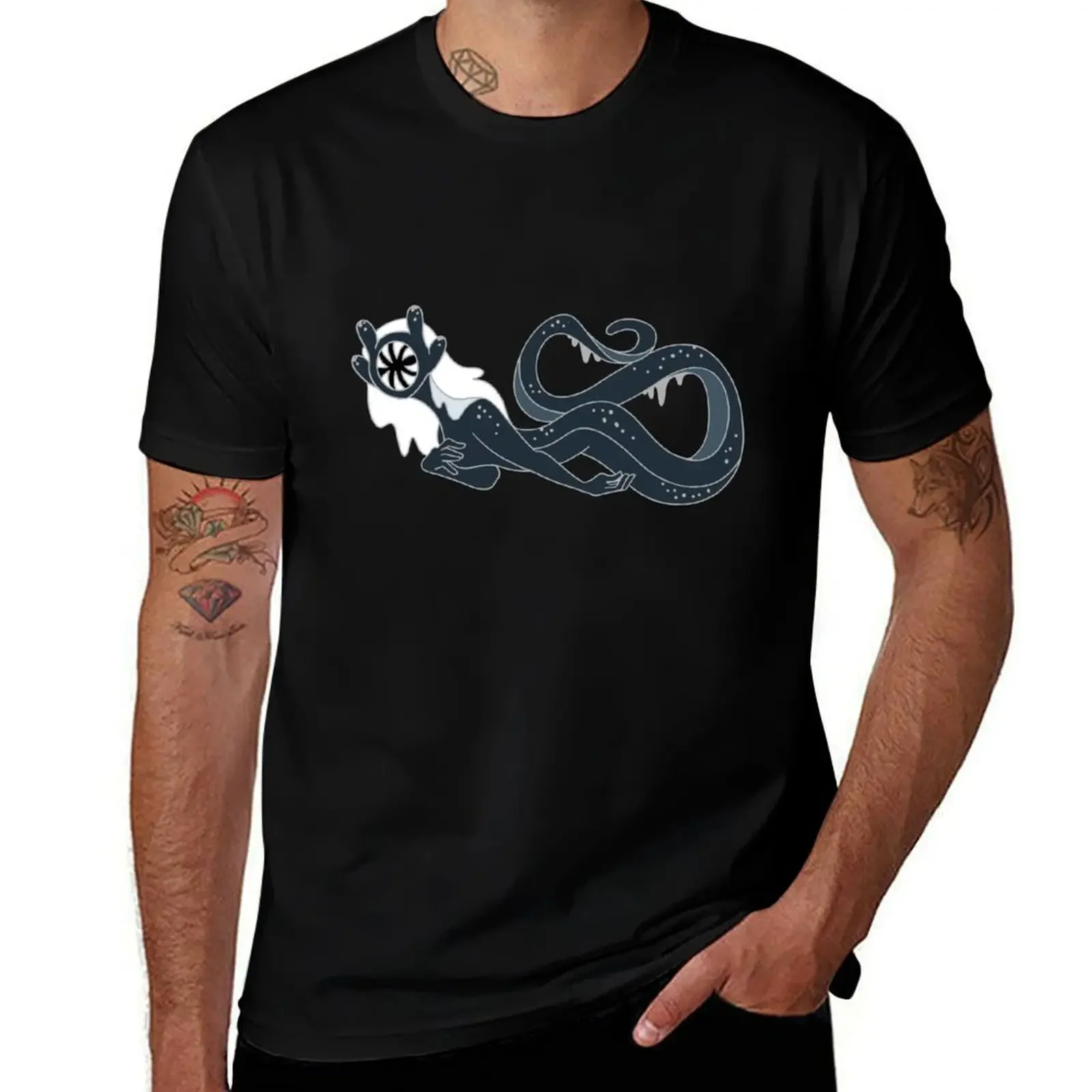 Hagfish Mermaid T-Shirt man t shirt sublime animal prinfor boys plain white t shirts men