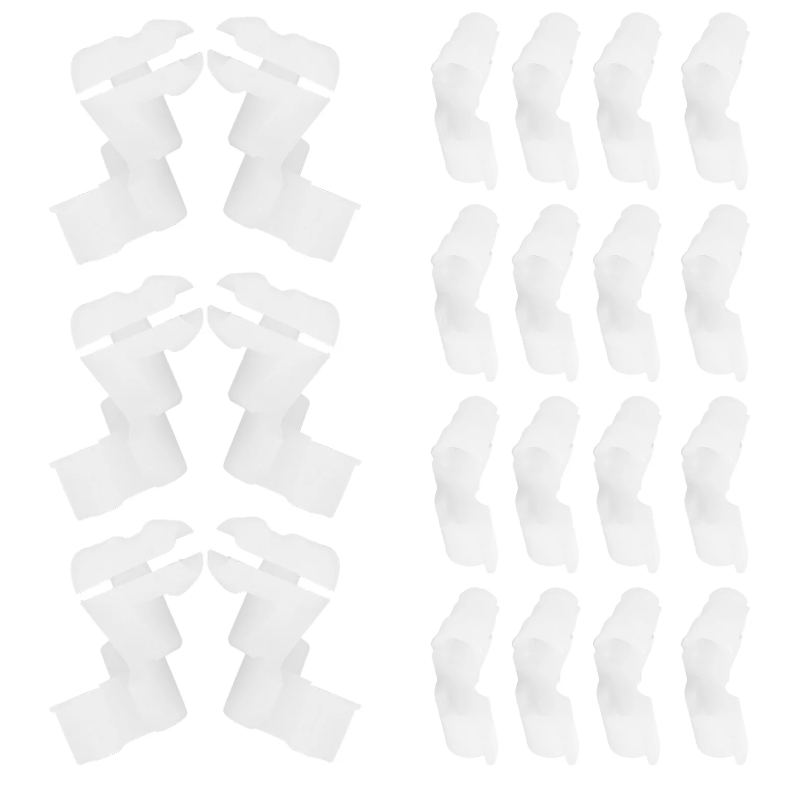 

200pcs Car Lock Clip For Door Latch Parts Snap In Plastic Automotive Door Handle Rod Fastener Replacement Clip