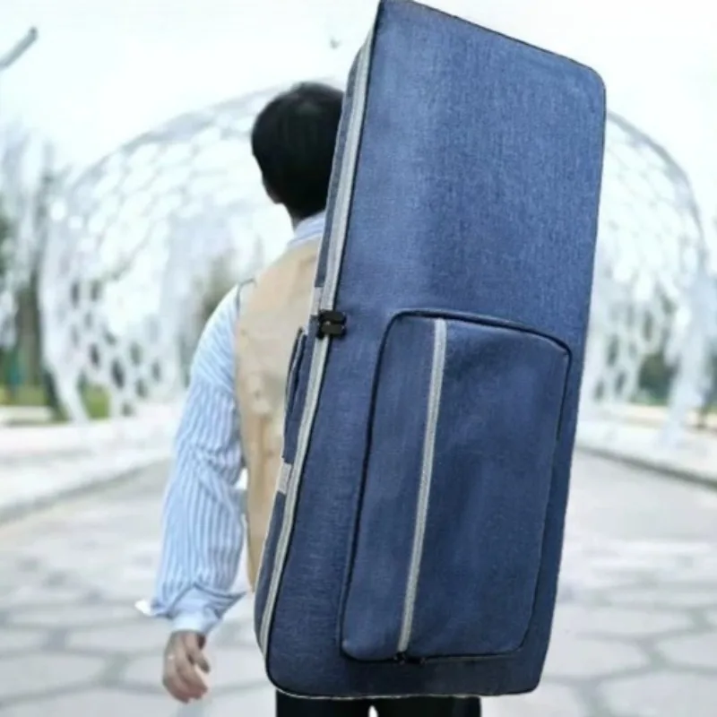 Oxford Cloth 70cm Guzheng Bag Padded Waterproof Wear-resistant Shoulders Portable Guzheng Backpack Musical Instrument Accessory