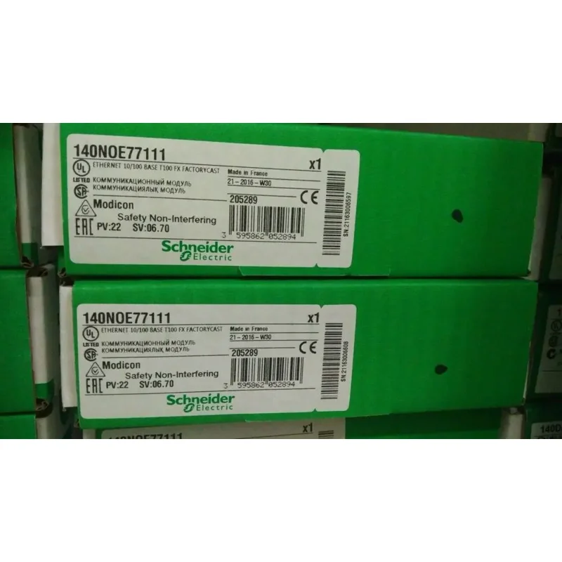 

New In Box Schneider 140NOE77111 PLC Module 140 NOE 77111