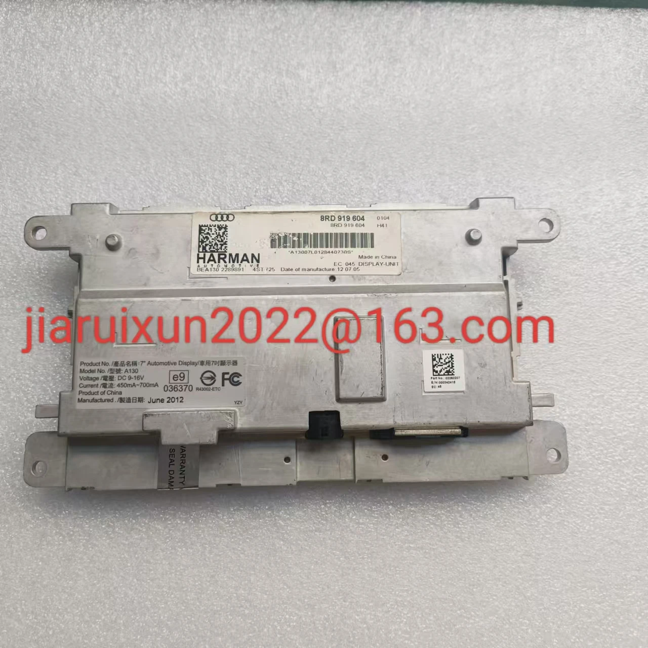 

Original 7.0inch LCD Display 8RD919604