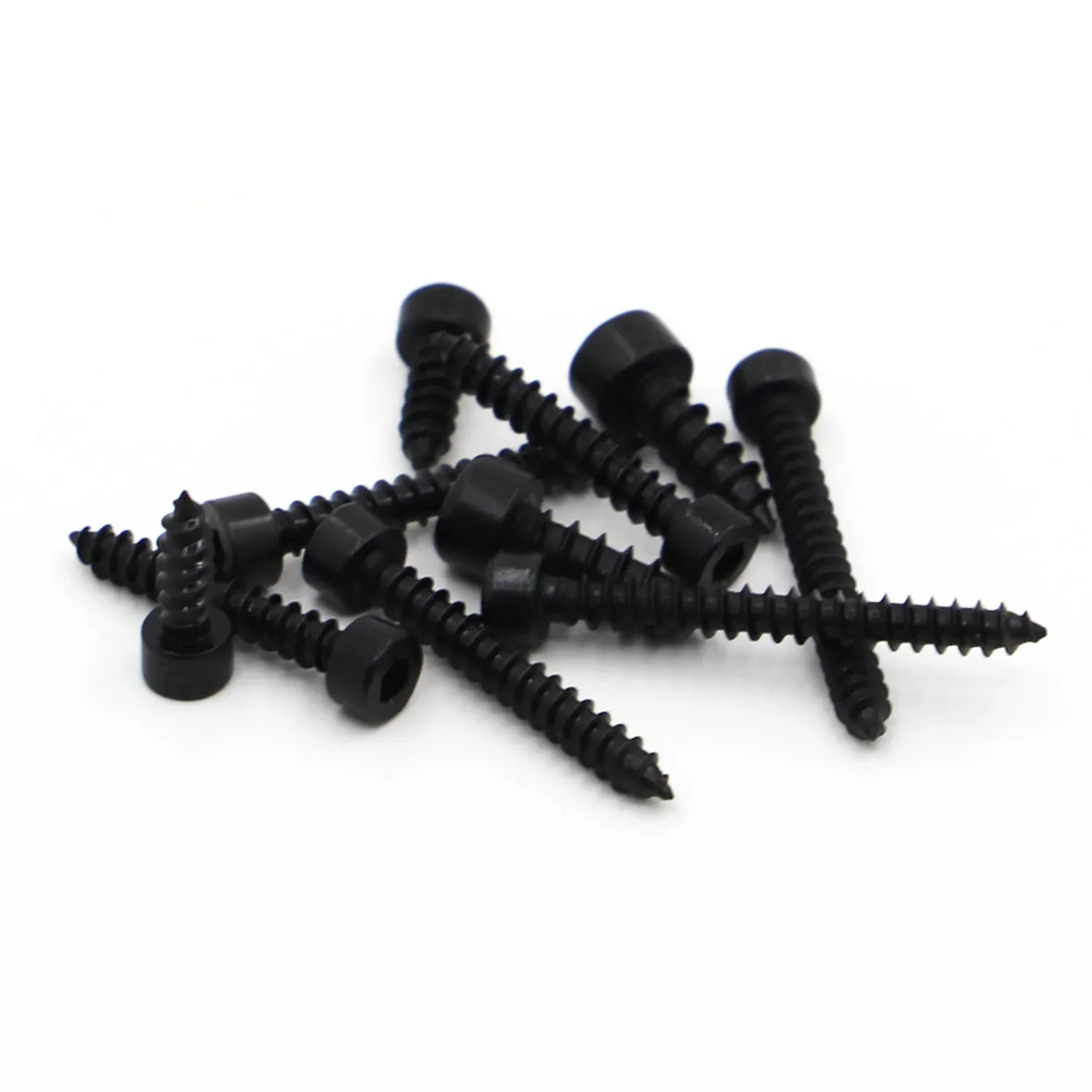 10-50 قطعة M2 M2.6 M3 M3.5 M4 M5 M6 8.8 الكربون الصلب مع الأسود مسدس المقبس غطاء رئيس الذاتي التنصت المسمار نموذج مسامير #5