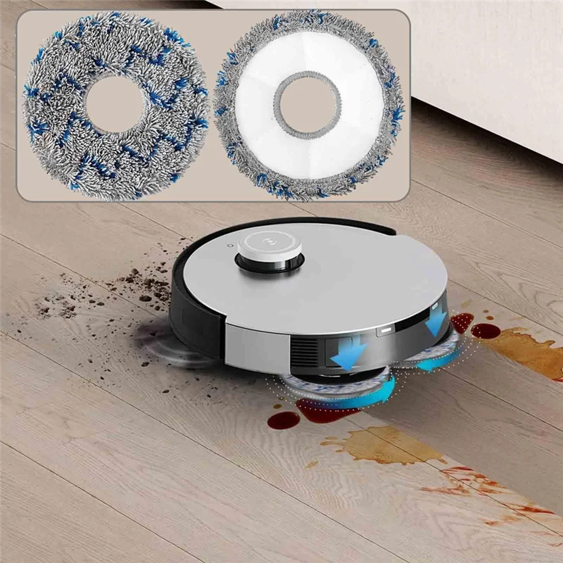 

Accessories Replacement Parts As Shown For ECOVACS Deebot X1 Omni/T10 Omni, X1 Turbo For Include Main Brush, HEPA Filters