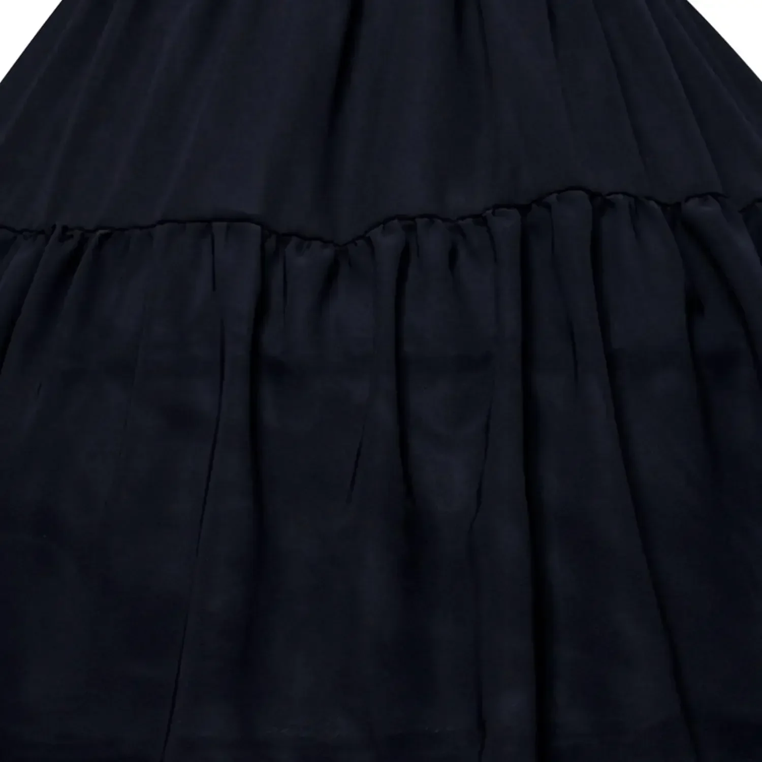 Women Girls Crinoline Petticoat 2 Hoops Skirt Chiffon Ball Gown Short Half Slip Underskirt for Lolita Cosplay