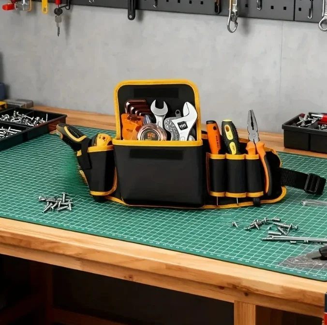 Multifunktionale Verschleißfeste Werkzeugtasche, All-in-One Werkzeugtasche & Organizer – Detail 5