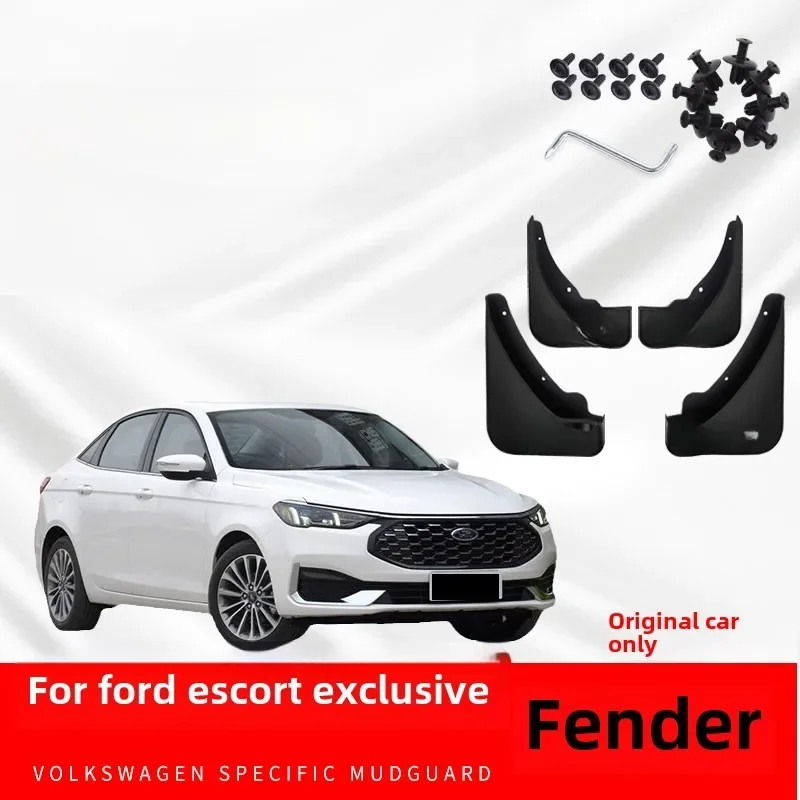 

Vehicle Specific Mud Flaps for Ford ESCORT 2015-2023 Custom Fit Fender Splash Guards for Cars Heavy Duty and Quick To Install