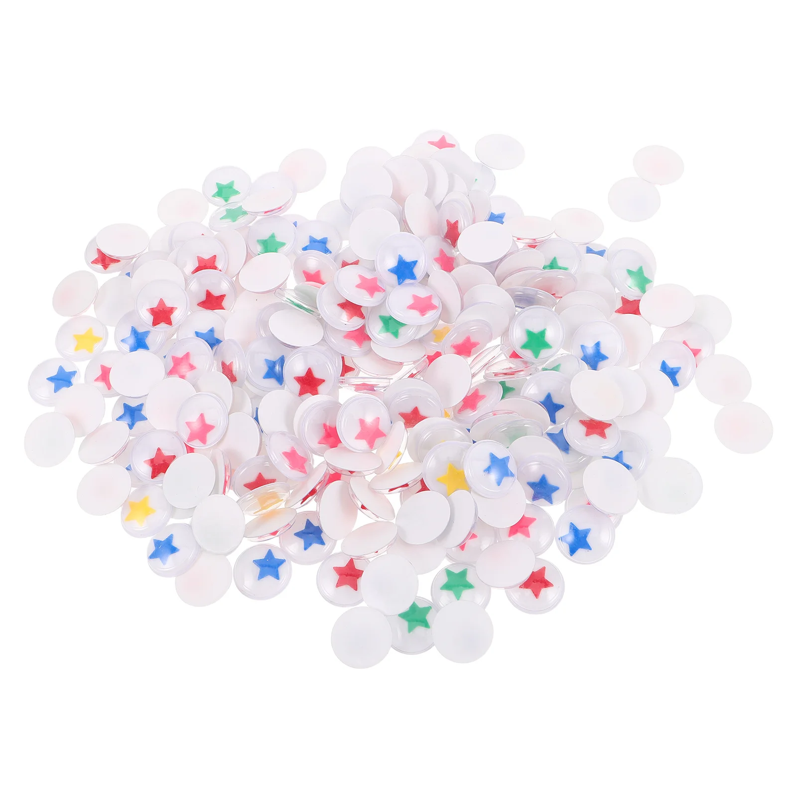 240 قطعة سلامة الأطفال 20 مللي متر البلاستيك ستار تصميم تذبذب عيون جوجلي لتقوم بها بنفسك الحرف محشوة دمية صنع عدة ذاتية اللصق