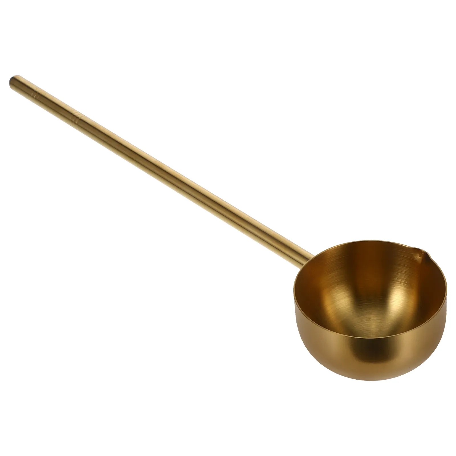 

Stainless Steel Soup Ladle 80ML Wear Resistant Kitchen Gadgets Ergonomic Design Practical Helper Water Spoon Hotpot