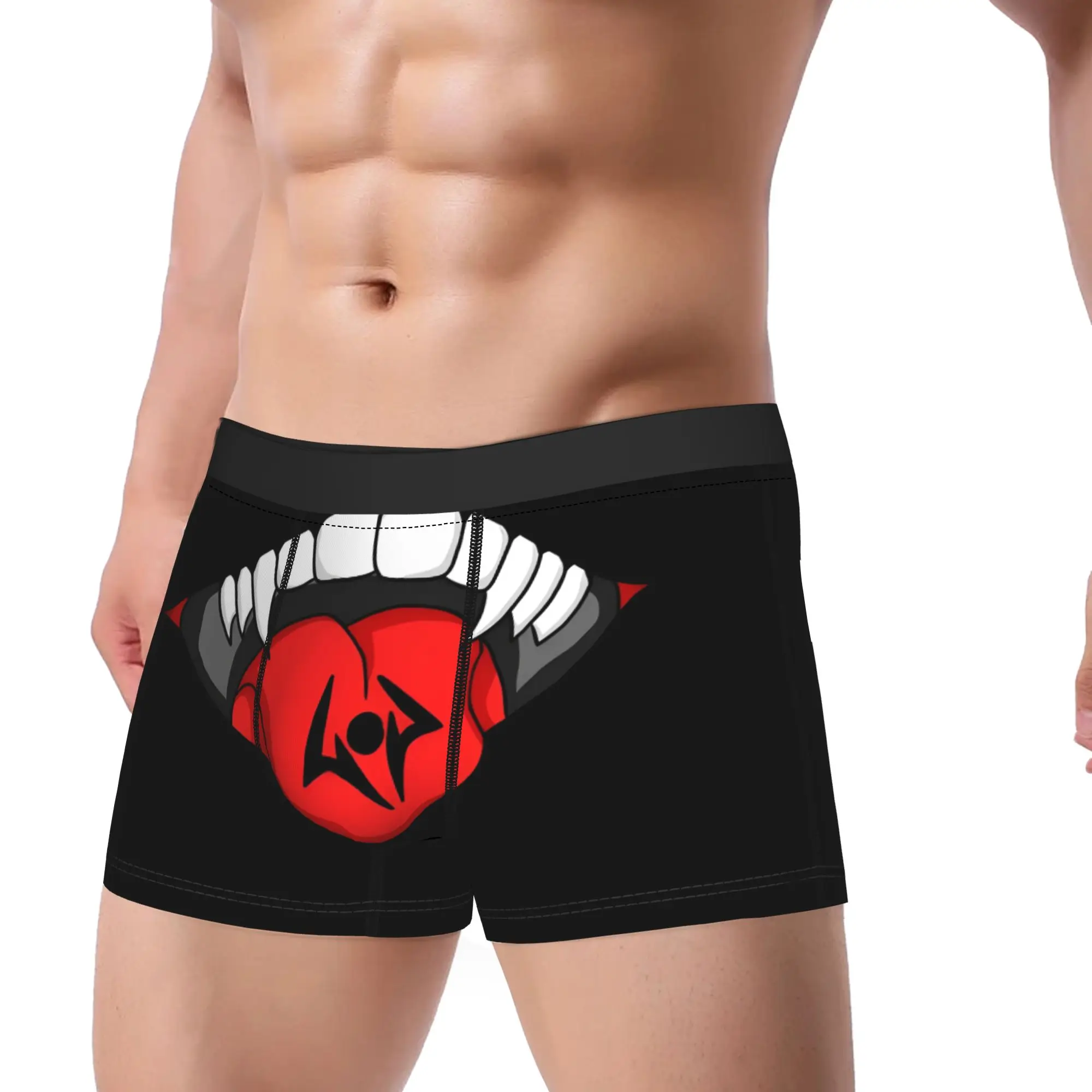 Men Jujutsus Sukuna Mouth Kaisens Boxer Briefs Shorts Panties Soft Underwear JJK Comic Anime Male Sexy S-XXL Underpants