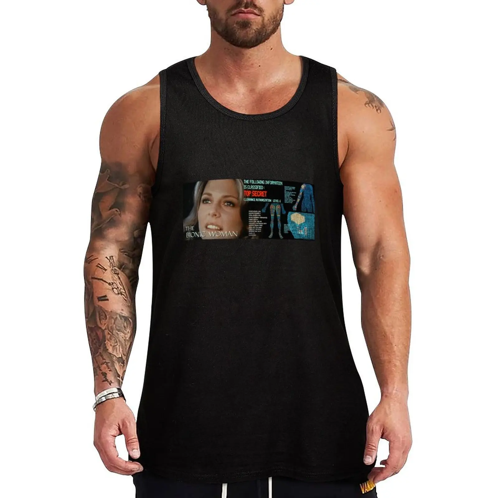 The Bionic Woman Tank Top Urban Street Tank Top Casual Sleeveless Shirt