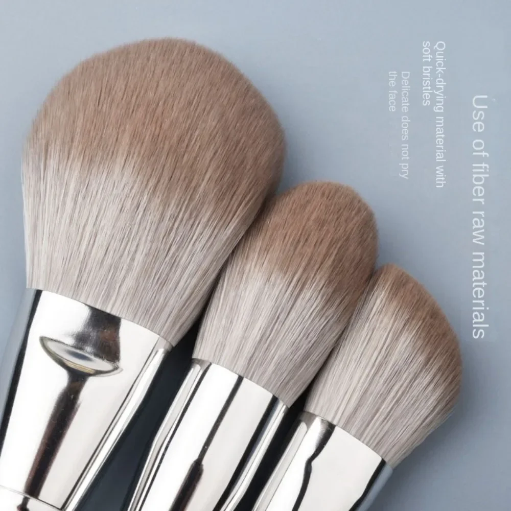 Multi-Functional Fluffy 14 ชิ้นชุดแปรงแต่งหน้า Soft Foundation แปรงแปรงขนตาอุปกรณ์ความงาม