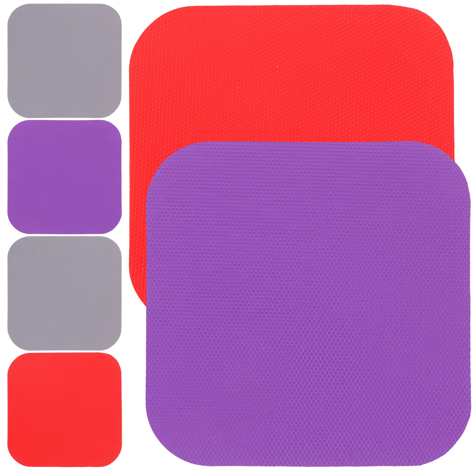 6 قطعة فتاحة جرة مطاطية وسادة القابض عدم الانزلاق غطاء زجاجة مربعة فتاحة حصيرة للمطبخ أدوات منزلية متعددة الاستخدام