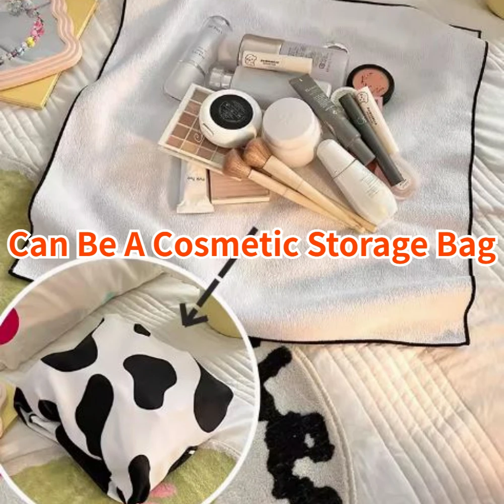 Camera Storage Bag Magic Self-Adhesive Cloth SLR Lens Protective Bag Open Lay Makeup Bag Portable Multi-function Folding Cloth