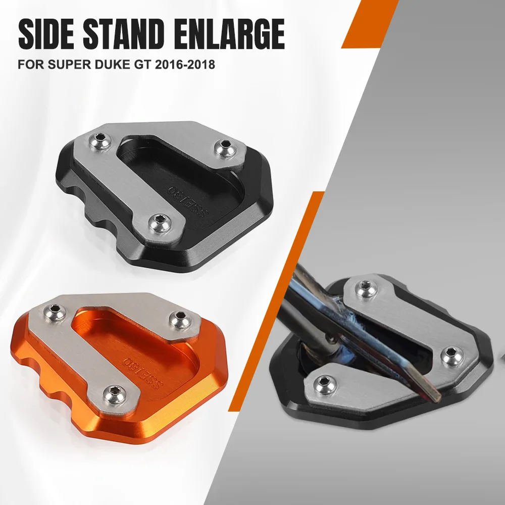 

For 2016 2017 2018 1290 Super Duke GT Motorcycle 1290 Superduke R Kickstand Side Stand Pad Enlarge Extension Support Plate