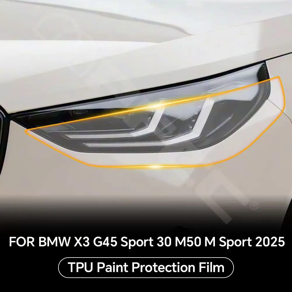 

For BMW X3 G45 2025 Pre-cut PPF Headlight Rearview B C Pillar TPU Protection Film Clear Bra Anti-scratch Invisible Resistant Kit
