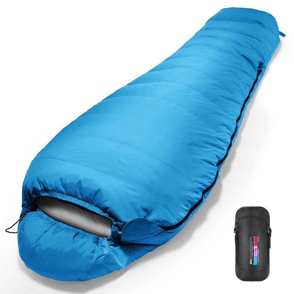 

Camping Outdoor 95% Duck Down 1200g -20 Degree Winter Cold Weather Down Sleeping Bag 800 Fill