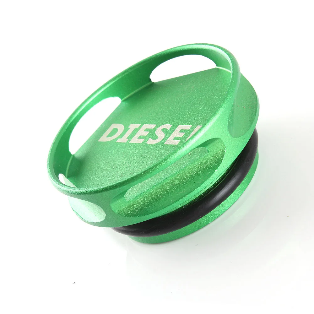 Zmodyfikowany korek wlewu paliwa do samochodu, wykonany ze stopu aluminium, pasuje do Dodge Ram Diesel 2013-2018, korek diesla i OC-1040-GR