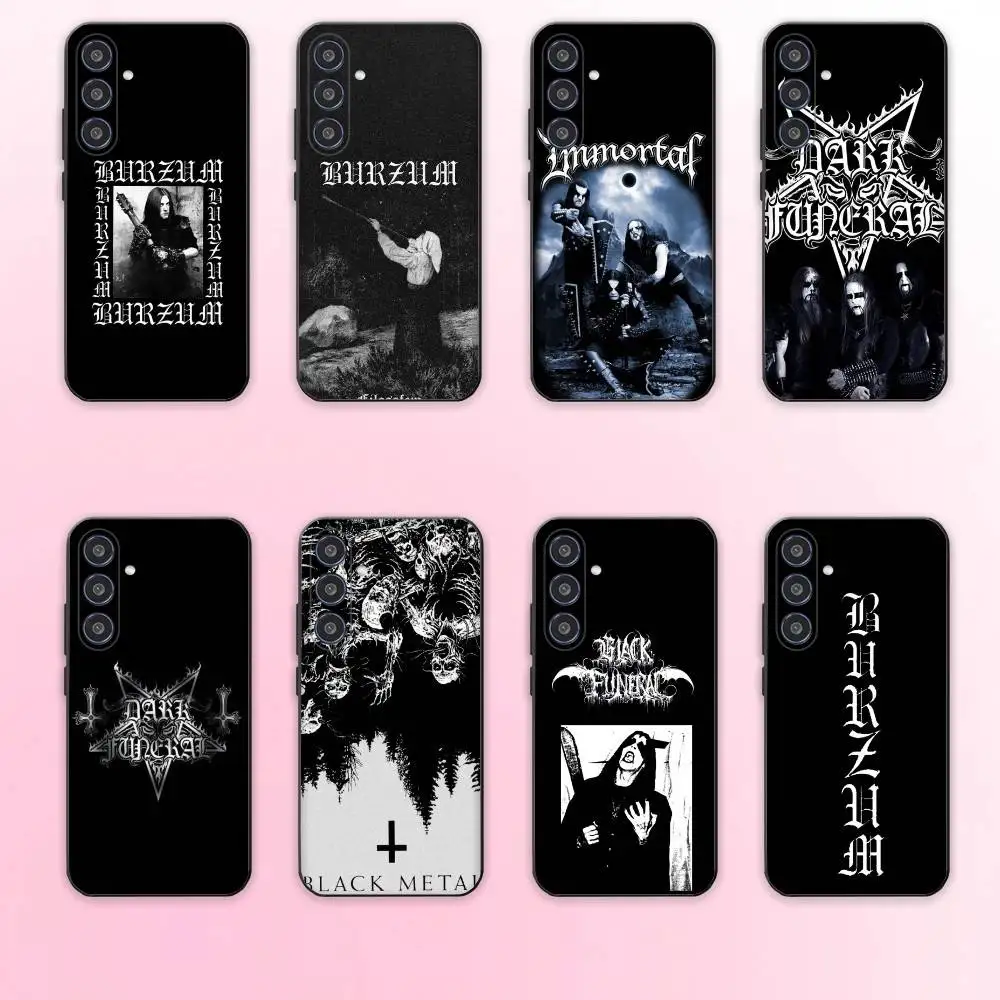 

B-Burzum F-Filosofem phone Case For Samsung Galaxy A73,A72,A71,A70,A53,A52,A51,Others Soft Black Shell