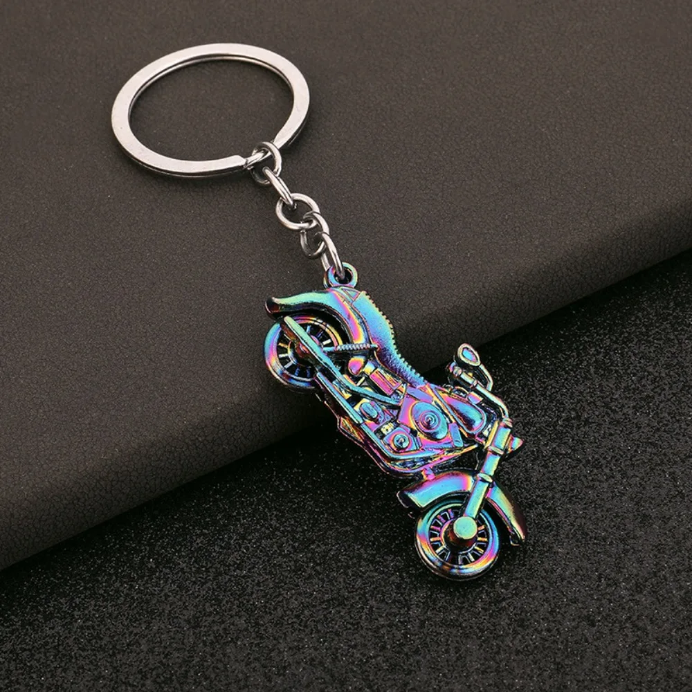 Simulation Motorcycle Mini Motorcycle Model Keyring Zinc Alloy Pendant Cute Simulation Car Keychain Motorcycle Cute