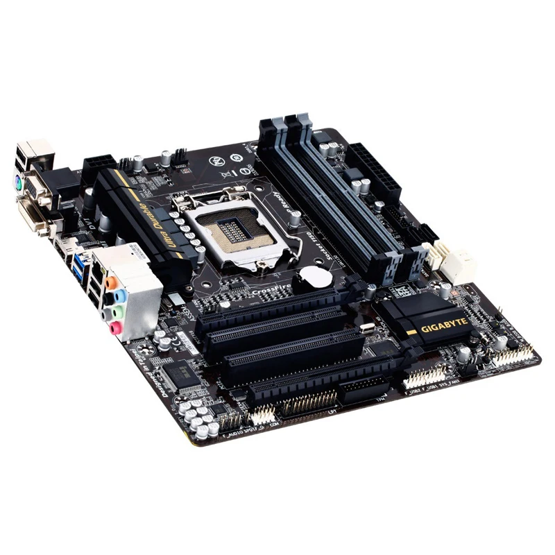 Imagem -04 - Gigabyte-placa-mãe Ga-b85m-d3h Usado para Desktop Soquete B85 Lga 1150 i7 i5 i3 Ddr3 32g Sata3 Usb Micro-atx