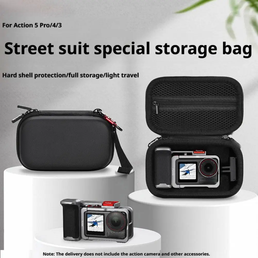 DJI 액션 5pro 카메라 키트용 하드 스토리지 케이스, DJI 스트리트 사진용 충격 방지 보호 컨테이너 가방 보관 가방