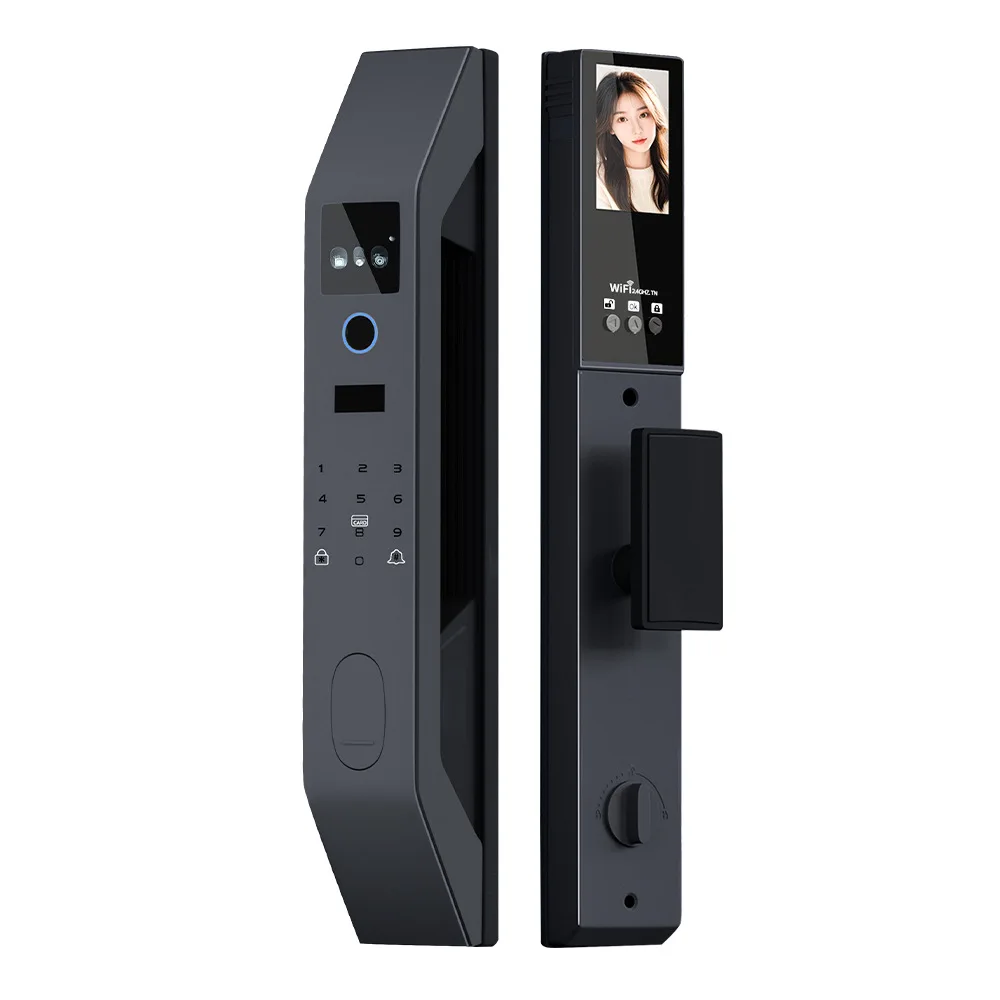 

Automatic remote fingerprint lock, home security door facial recognition smart door lock, visual cat eye
