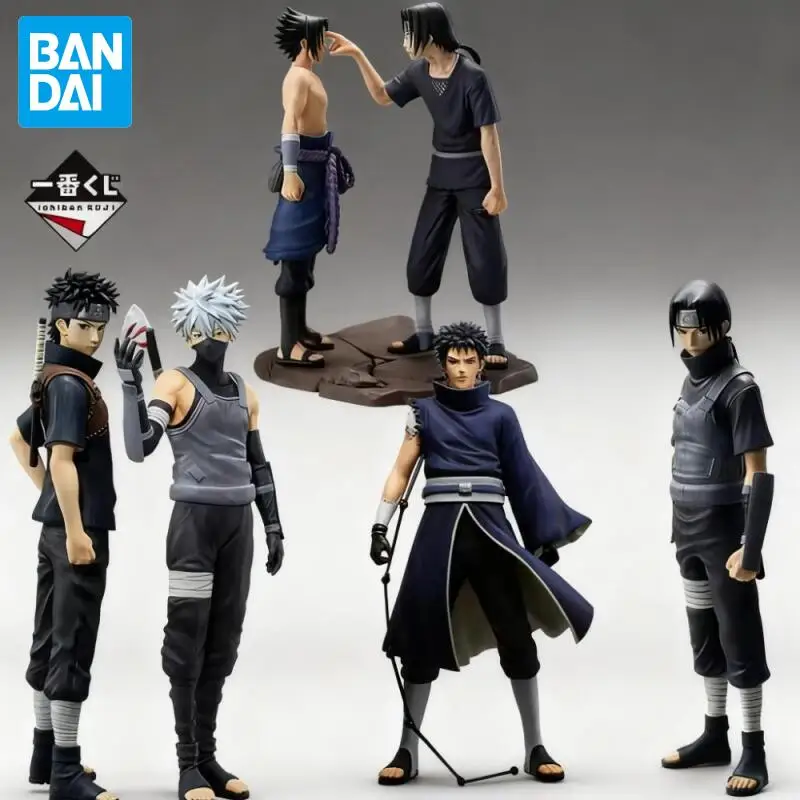 

В наличии Bandai оригинальный Наруто Учиха Саске Учиха Итачи Учиха Обито Хатаке Какаши фигурка аниме модель мультфильм фестиваль подарок