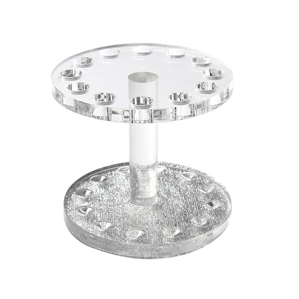 

Crystal Heart-shaped Nail Brush Holder Durable Stand for Gel Pen Tool Manicure UV Tip Pens Nail Supplies Organizer Prevent