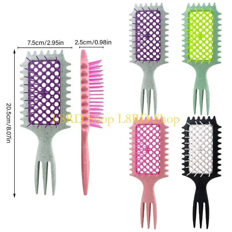 L8RD Portable Hair Comb for Women Salon Quality Home Styling Hairdressing Tool