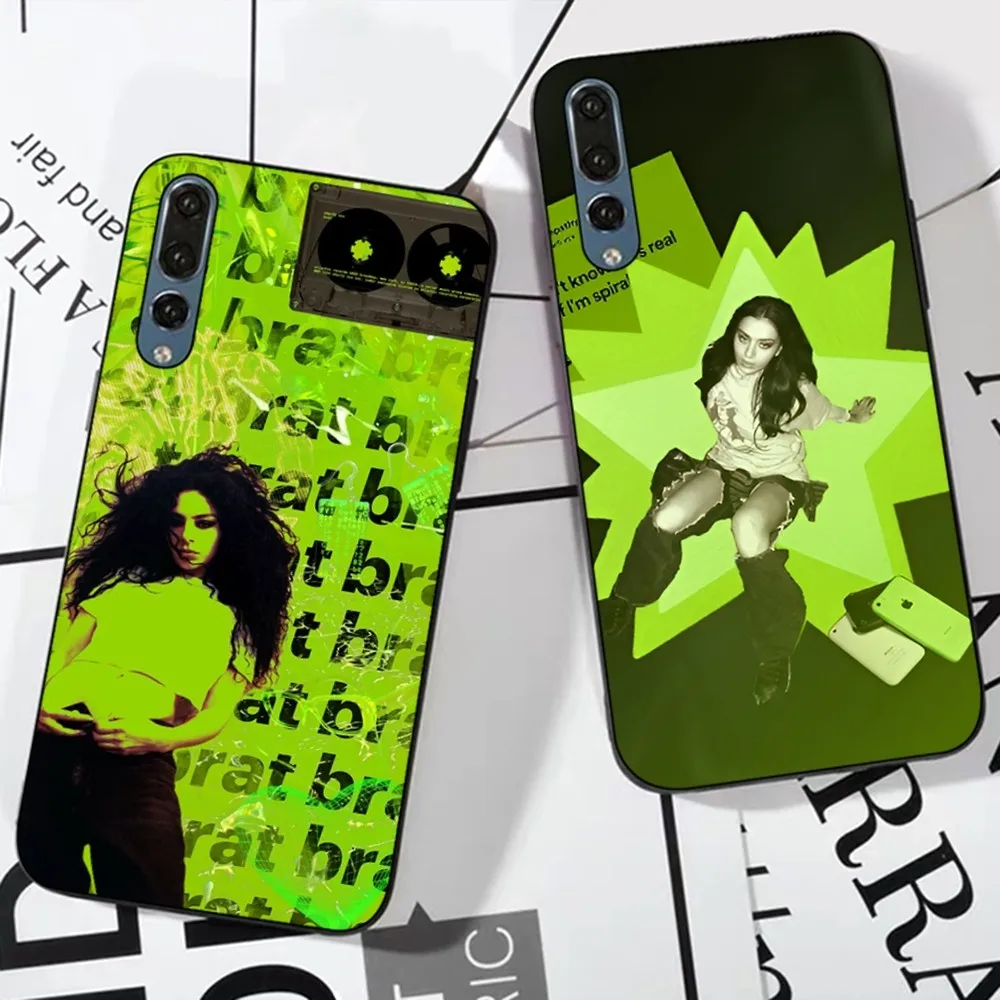 C-Charli X-XCX BRAT Phone Case For Huawei P 8 9 10 20 30 40 50 Pro Lite Psmart Honor 10 lite 70 Mate 20lite