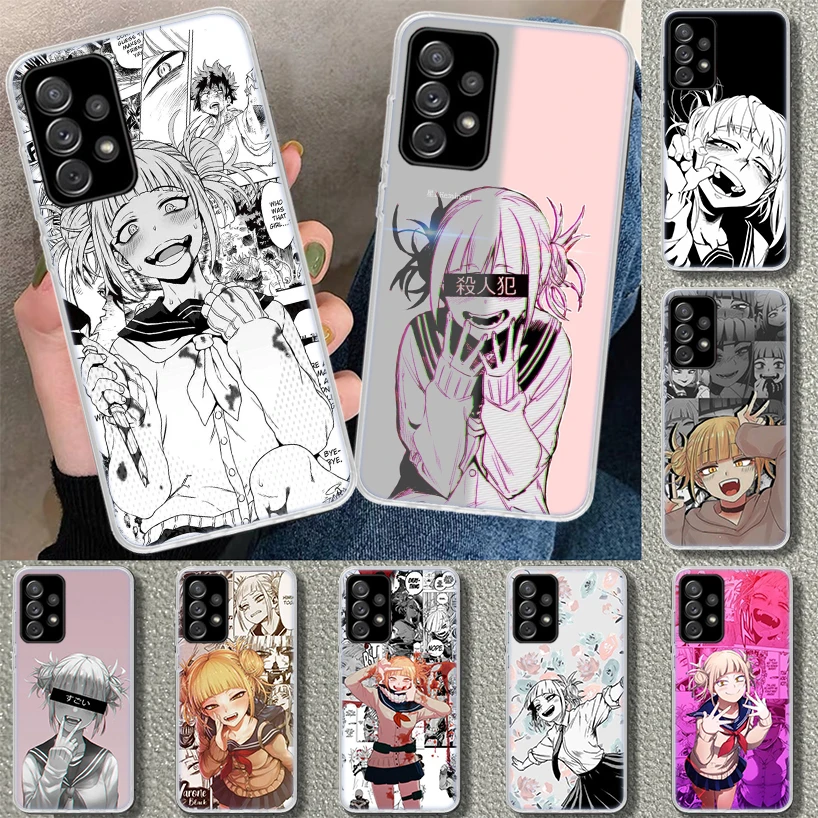 Anime Himiko Toga Waifu Phone Case Cover For Samsung Galaxy A51 A71 A50 A70 A40 A30S A20E A10 A41 A31 A21S A11 A01 A6 A7 A8 A9